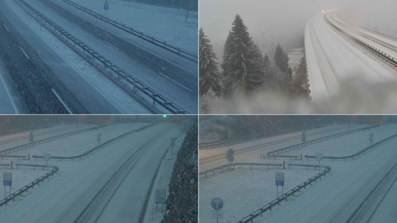 Zimski uvjeti diljem zemlje, pada obilan snijeg