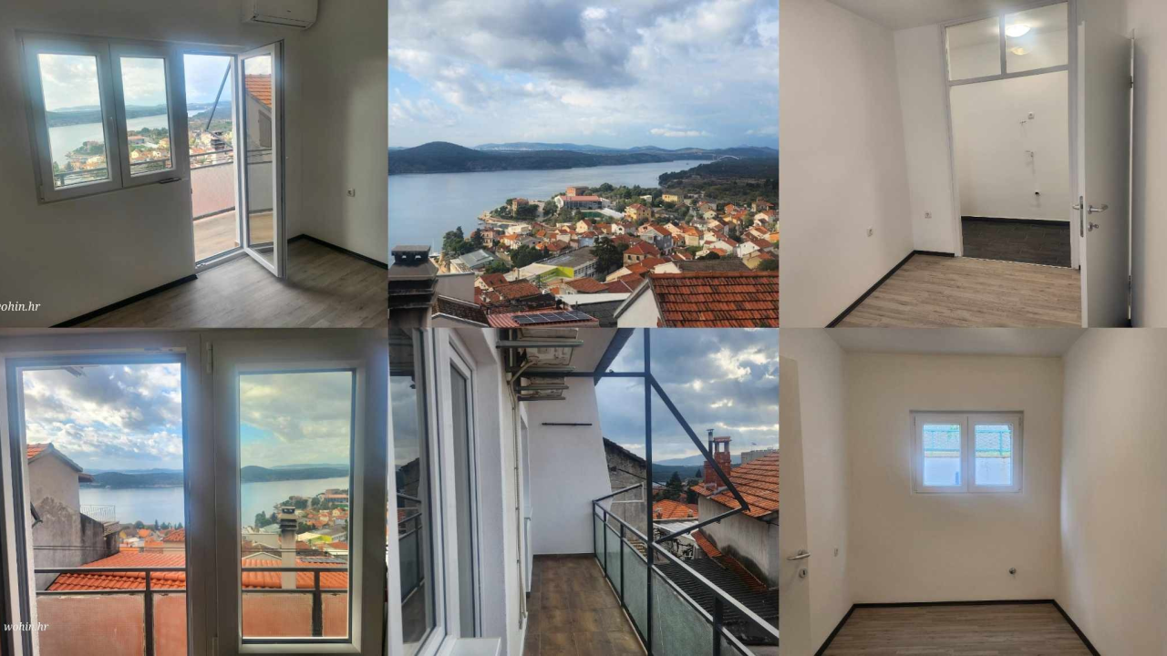 Prodaje se odmah useljiv trosoban stan s pogledom na Šibenski zaljev