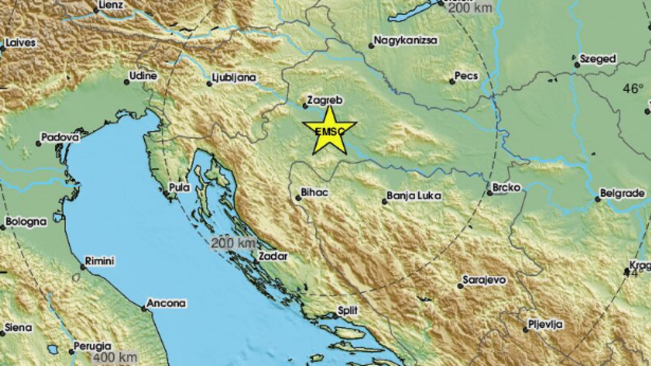 Potres pogodio Sisak, dio županije bez struje
