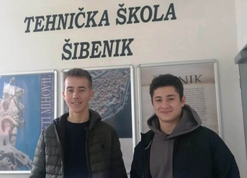 Ivano i Frane iz Tehničke škole u Šibeniku plasirali su se na državno WordSkills natjecanje