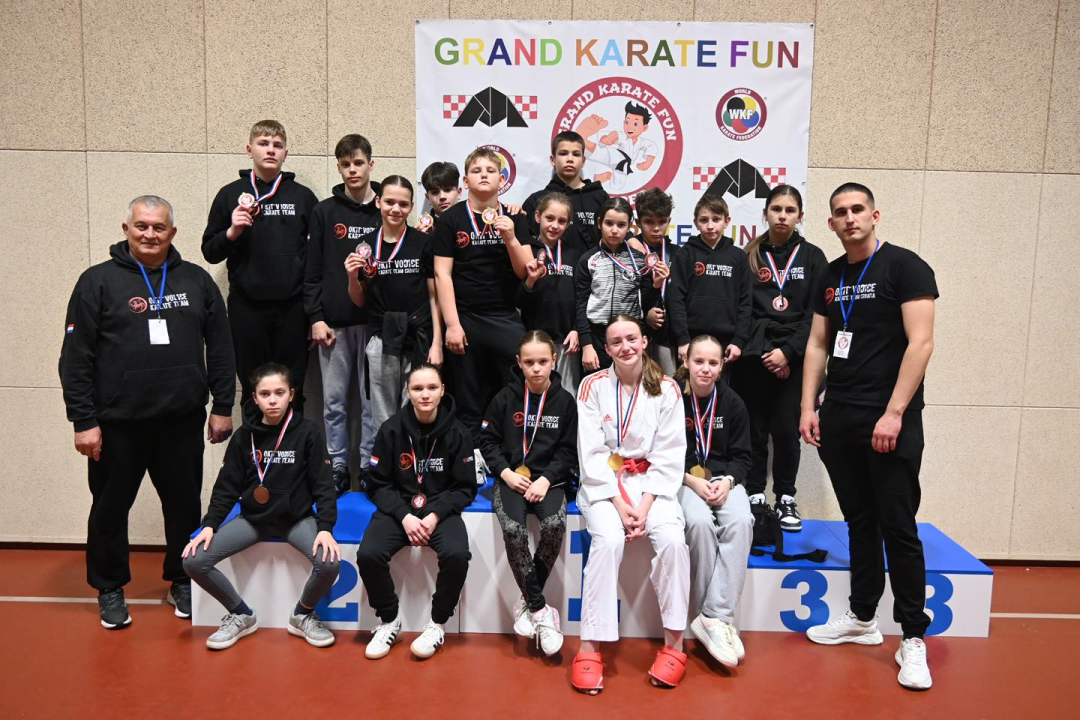 FOTO: Karataši Okita donijeli u Vodice titulu najboljeg kluba na '4. Grand Karate Funu'