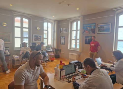 Fotografija 1 - Rekordna akcija darivanja krvi u Vodicama: Prikupljene 74 doze, došlo osam novih darivatelja