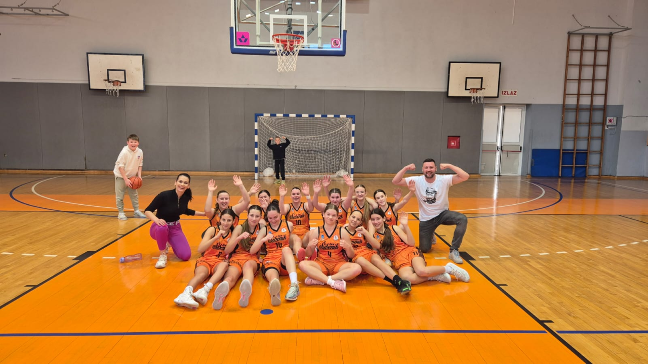 Predkadetkinje ŽKK Šibenik osigurale nastup u polufinalu prvenstva države