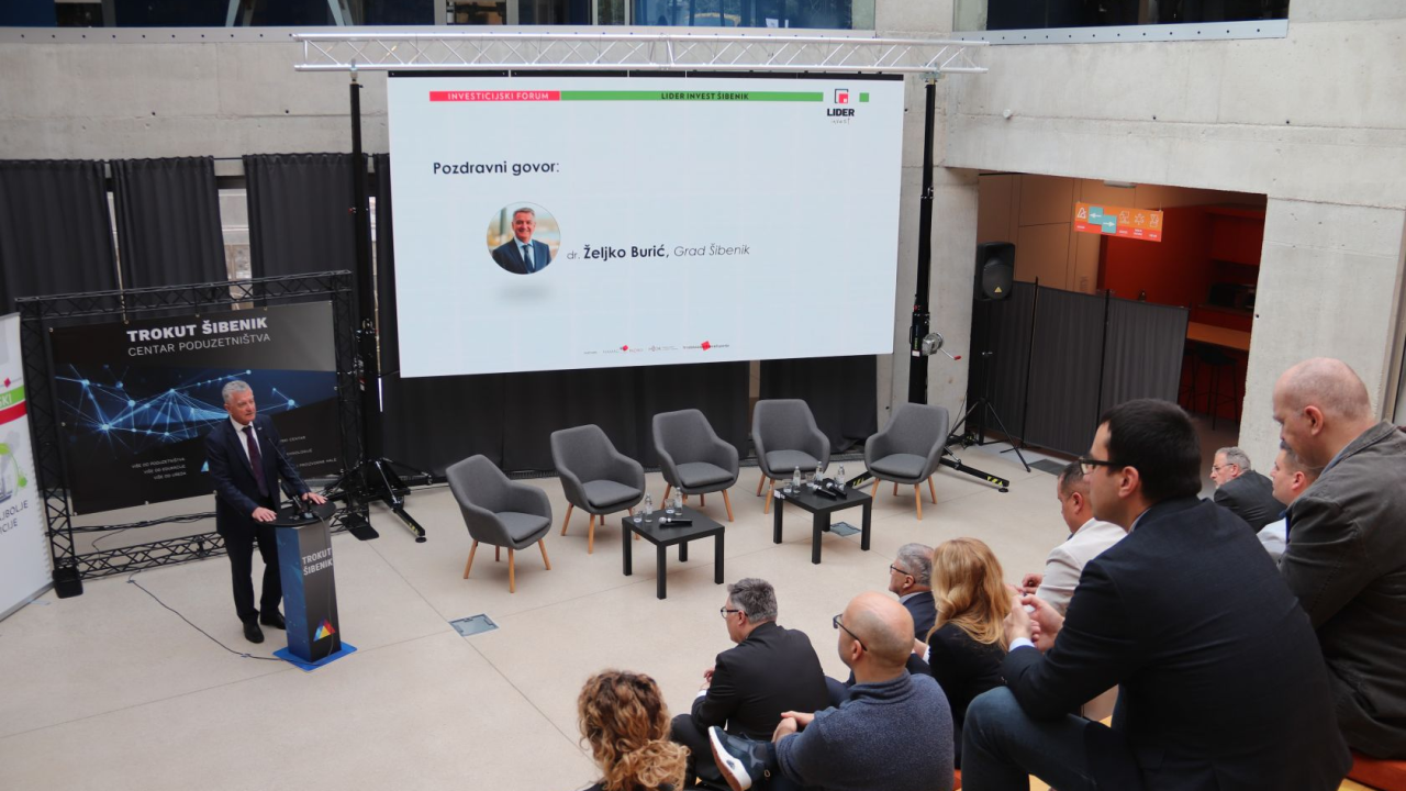 Gradonačelnik Burić na forumu Lider invest: ‘Šibenik je predvodnik industrijskog procvata na jadranskoj obali’