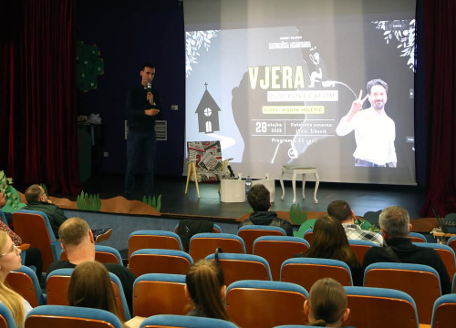 Fotografija 4 - Saborski zastupnik Marin Miletić gostovao na susretu mladih u Šibeniku