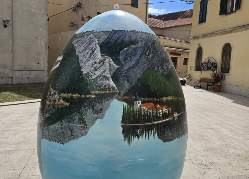 Fotografija 2 - Gigantski uskršnje jaje u Skradinu