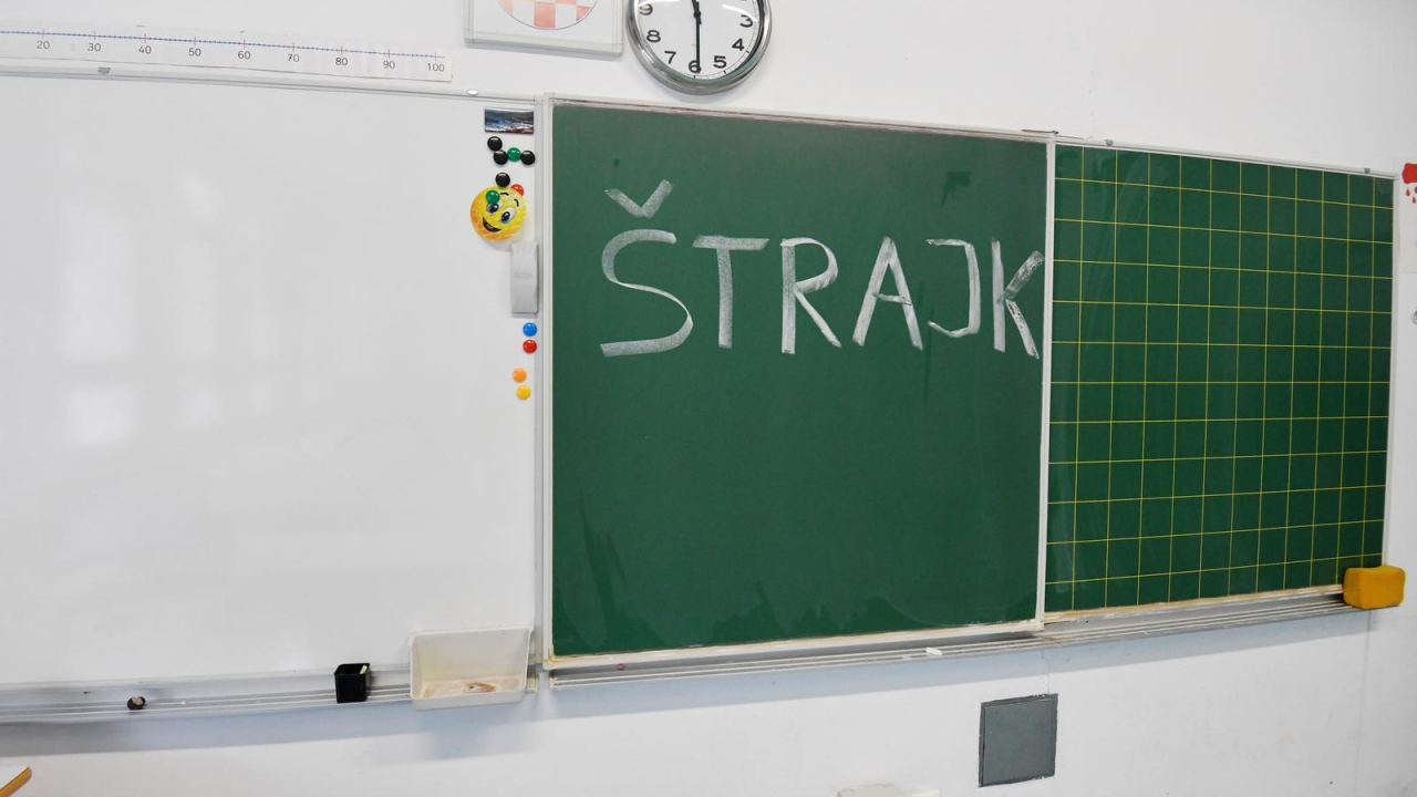 U šibenskim srednjim školama štrajka velika većina nastavnika, učenici opet odmaraju