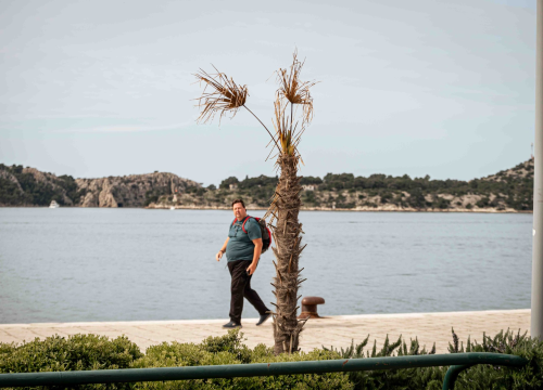 Fotografija 3 - Unatoč stalnom 'napadu', obrana protiv Palmine pipe u Šibeniku ne posustaje