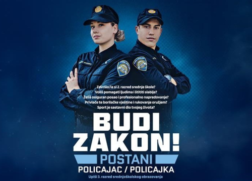 Fotografija 2 - Policajci danas u Šibeniku pokazali svoju 'moć'