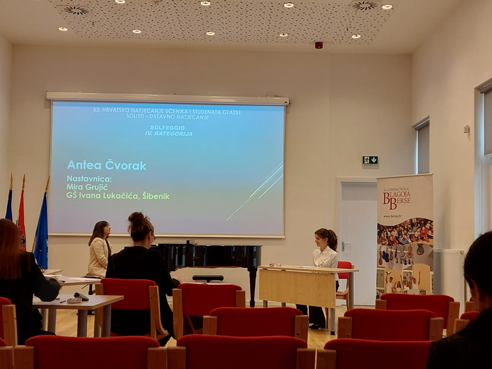 Glazbena škola Ivana Lukačića ostvarila uspjeh na državnom natjecanju