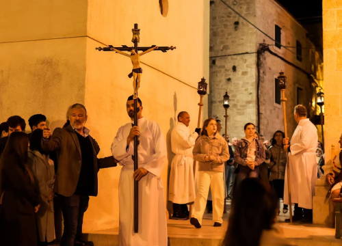 Fotografija 2 - Veliki petak u Vodicama obilježen mirnom procesijom kroz grad