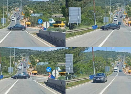 Rizično i nedozvoljeno skretanje na dnu 'tri trake' kod Ražina: 'Bit će ovog cijelo ljeto'