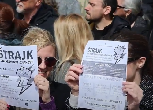 Obrazovni sindikati opet u akciji: Pozvali na prosvjed i objavili ‘listu srama’