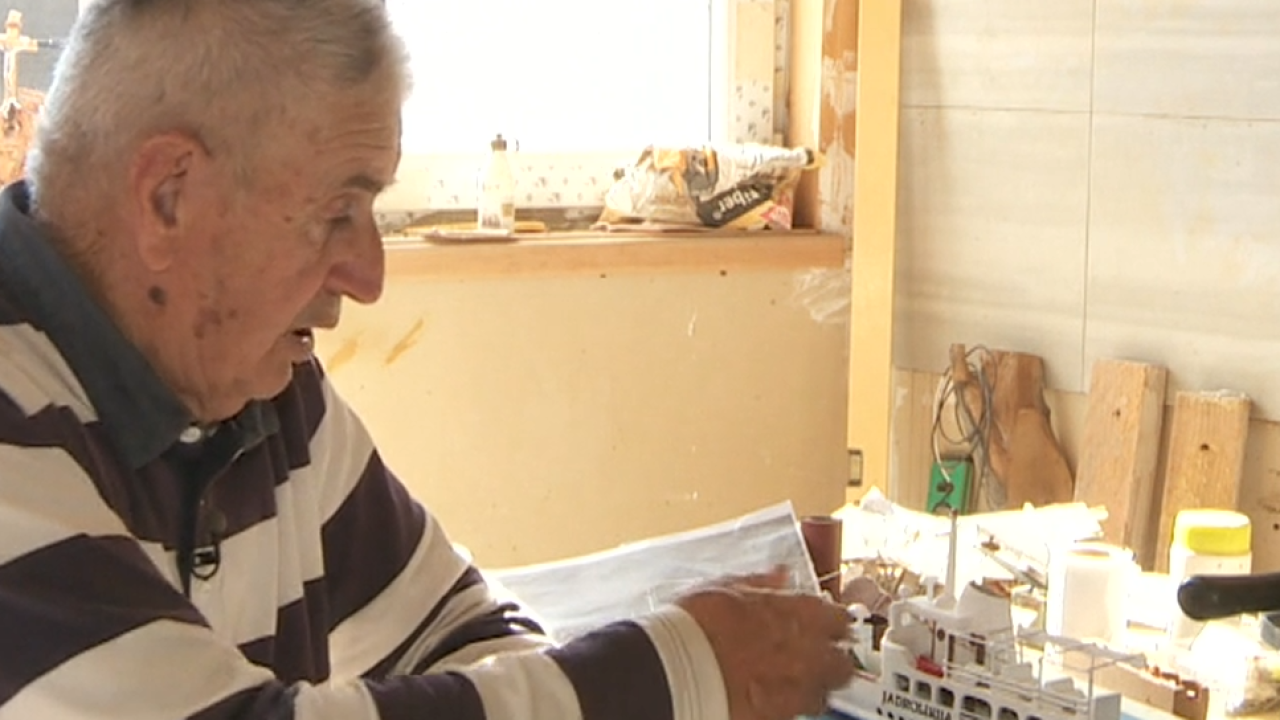 Šibenski pomorac i stolar izradio maketu broda Tijat