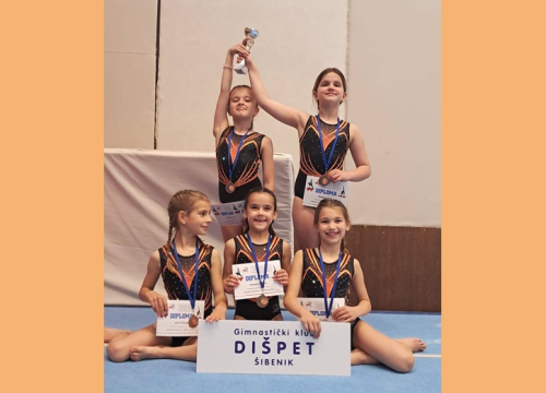 Gimnastičarke Dišpeta osvojile ekipno srebro i broncu na Prvenstvu Dalmacije