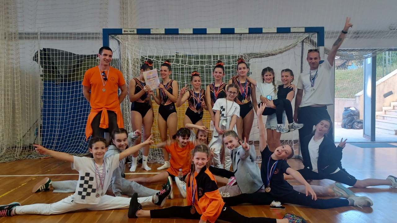 Gimnastičarke Dišpeta uspješne na natjecanju u Dubrovniku