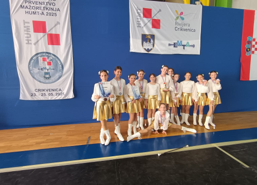 Primoštenske mažoretkinje viceprvakinje Hrvatske i Europske Grand PRIX prvakinje