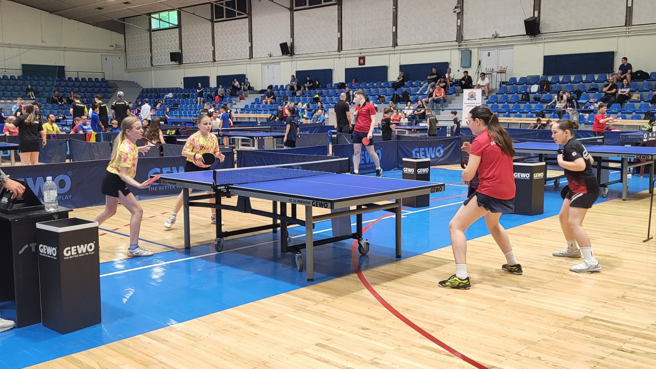 FOTO Stolnotenisačice Šibenika uspješne u Požegi: Najmlađe kadetkinje prvakinje Hrvatske