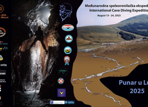 Fotografija 4 - Šibenski speleolozi pripremaju jamu Punar za veliku međunarodnu speleoronilačku ekspediciju