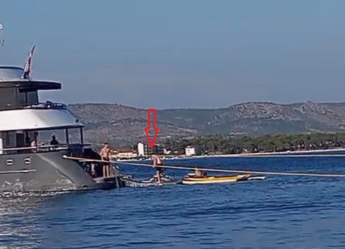 Kod Zlarina s jahte igrali golf: 'Loptice išle svuda - i u more i u borove!'