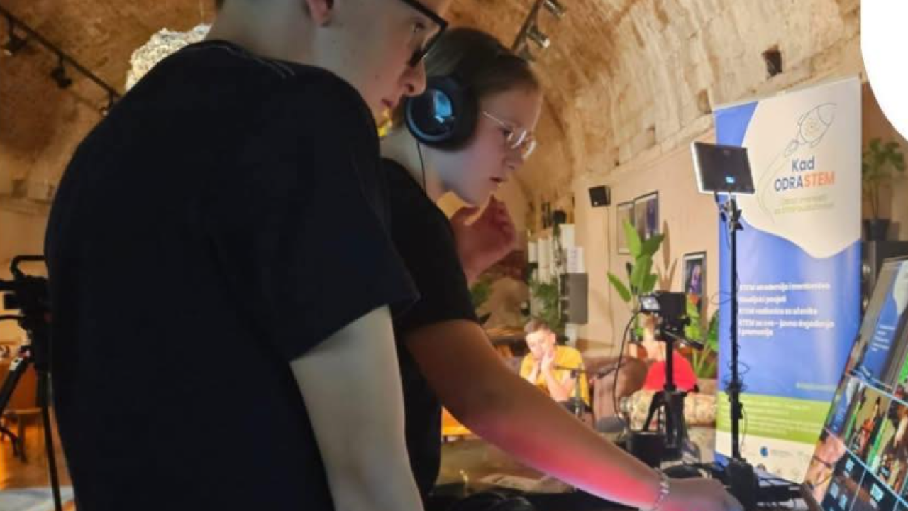 Ljetna radionica KadOdraSTEM u Drnišu: Snimi svoju prvu emisiju