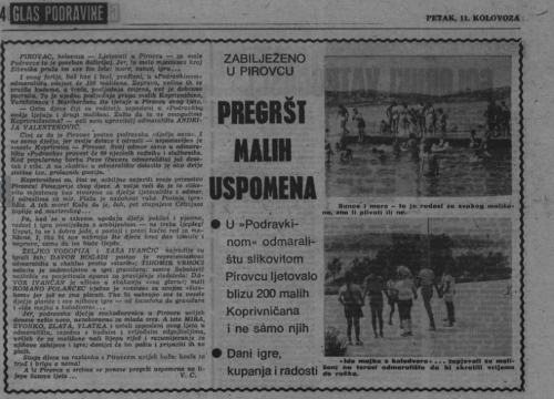 Fotografija 7 - Evo kako danas izgleda nekad popularno Podravkino ljetovalište u Pirovcu