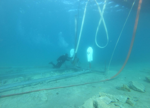 Fotografija 3 - Voda stiže na Žirje, Kaprije i Obonjan: Najduži podmorski cjevovod položen 70 metara pod morem