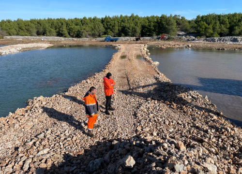Fotografija 22 - Voda stiže na Žirje, Kaprije i Obonjan: Najduži podmorski cjevovod položen 70 metara pod morem