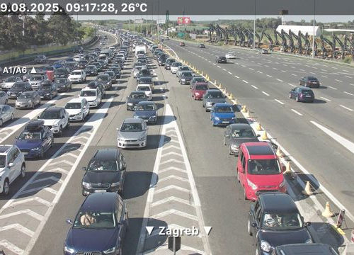 Kilometarske kolone na cestama i prekid prometa zbog nesreće