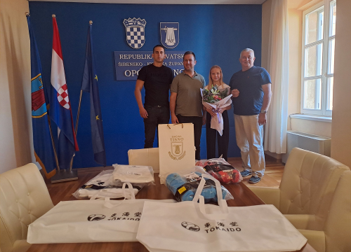 Načelnik Jareb primio Lili Klarin, dvostruku prvakinju Balkana