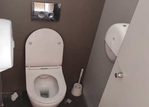 Fotografija 14 - FOTO Fekalije po zidu, zaštopani zahodi, tamponi u okvirima, razbacano smeće – s tim se na Rezalištu svakodnevno bore djelatnici Zelenog grada