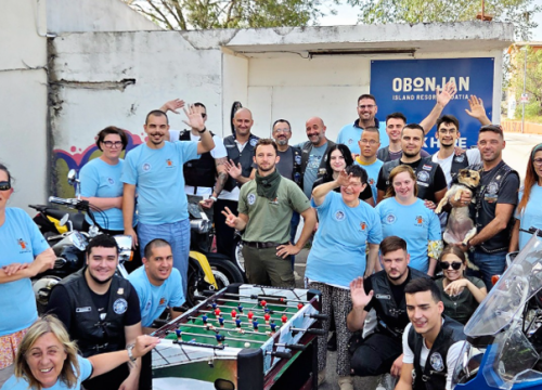 Članovi moto kluba posjetili Udrugu Kamenčići: 'Njihova podrška nam puno znači'