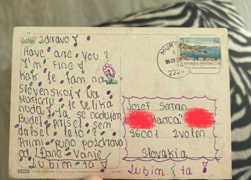 Fotografija 3 - Slovak traži djevojku s Murtera: 'Prije 25 godina mi je poslala razglednicu. Sad sam je dobio...'