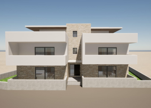 Fotografija 2 - Prodaje se moderan stan s vrtom u Vodicama – novogradnja u mirnoj ulici blizu centra!