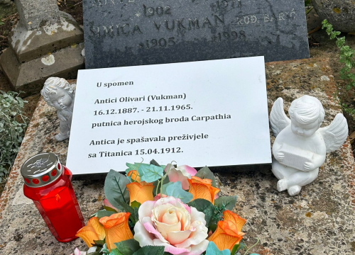 Fotografija 2 - Pirovčanka Antica pomagala je preživjelima s Titanica, a danas je dobila novu spomen-ploču