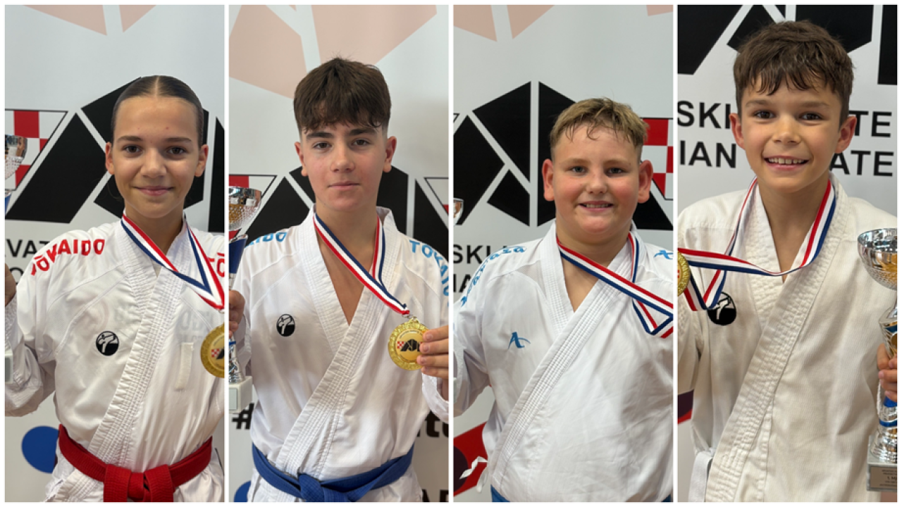 Karataši Okita među najboljima u državi: Četiri prvaka Hrvatske, ukupno osam medalja