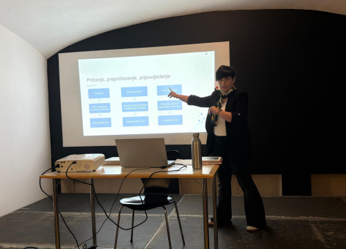 Fotografija 3 - Održana edukacija Željane Bulat o primjeni pripovijedanja u knjižnicama