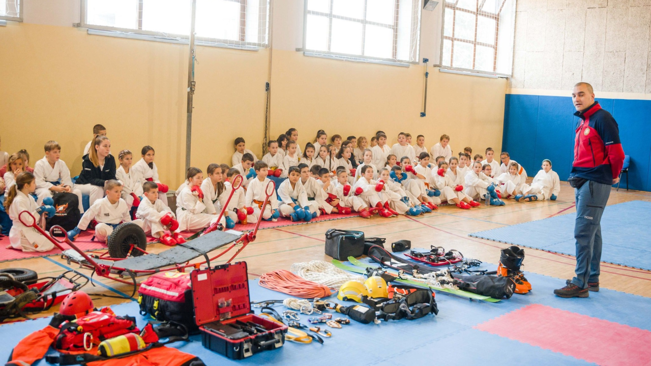 Mladi karataši otvorili novu sezonu Lige klubova, HGSS im održao edukativnu prezentaciju