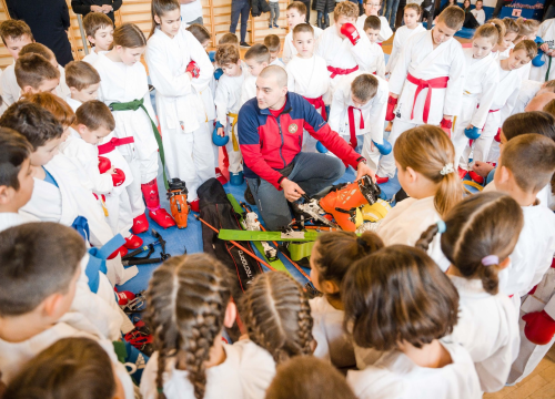 Fotografija 16 -  Mladi karataši otvorili novu sezonu Lige klubova uz edukativnu prezentaciju šibesnkih HGSS-ovaca