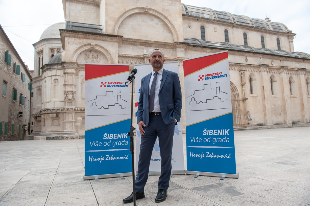 Hrvoje Zekanović kandidat je Suverenista za gradonačelnika: 'Šibenik zaostaje za svim ostalim gradovima na obali'     