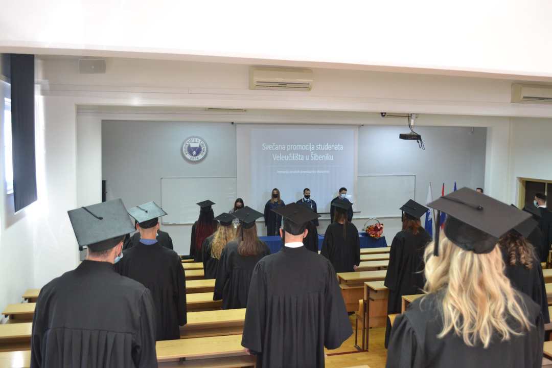 Na šibenskom Veleučilištu održana svečana promocija 80 prvostupnika Menadžmenta
