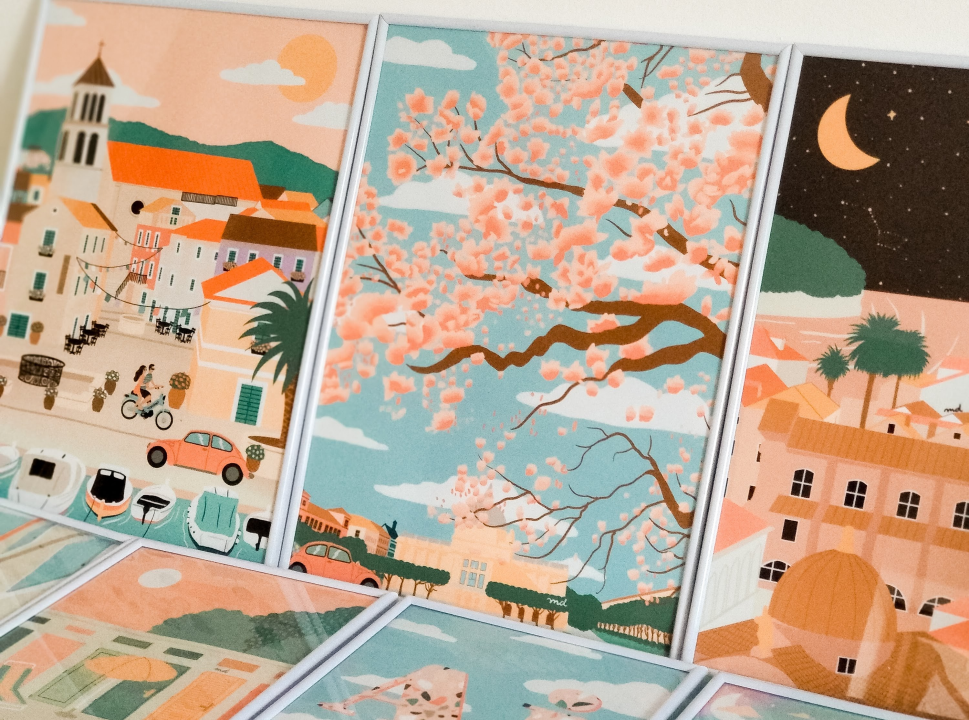 Otvorena pop-up izložba ilustratorice Dore Barbarić u kafiću u središtu Šibenika