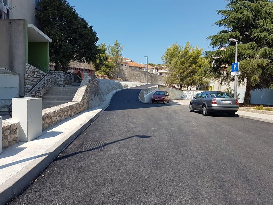 Radovi na probijanju slijepe ulice kod OŠ Vidici pri kraju: Ostaje još postavljanje ograde i signalizacije  