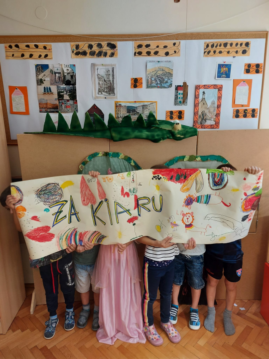 Poruke podrške za Kiaru Goršić od prijatelja iz vrtića 'Jutro':  'Nemoj se bojati, bit će sve dobro'