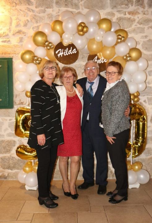 Pola stoljeća ljubavi: Vodičani Ante i Hilda Bilan proslavili 50 godina braka