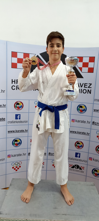 Šibenski karataši Marko i dva Roka prvaci Hrvatske do 14 godina!