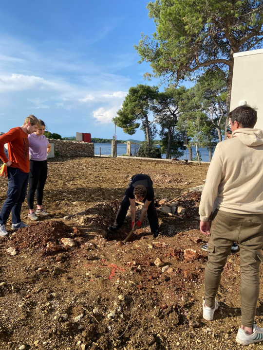 Šibenski volonteri s kolegama iz Europe zasadili mlada stabla u uvali Minerska u kanalu