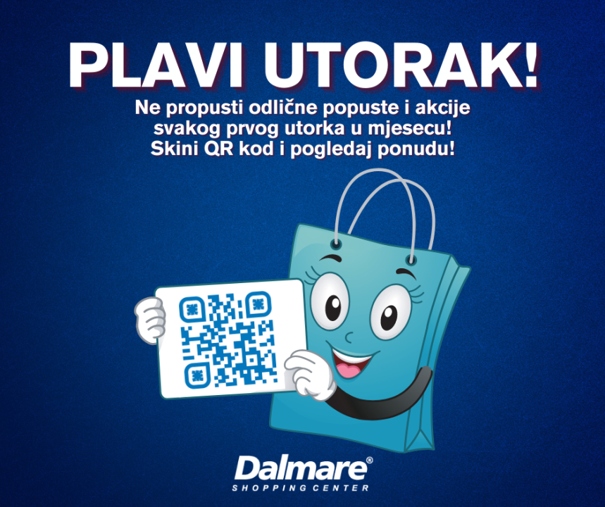 Plavi utorak donosi super popuste u Dalmare centar!
