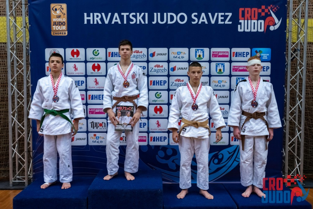 U Zagrebu održano Kadetsko prvenstvo Hrvatske u judu: Filip Knez viceprvak države 