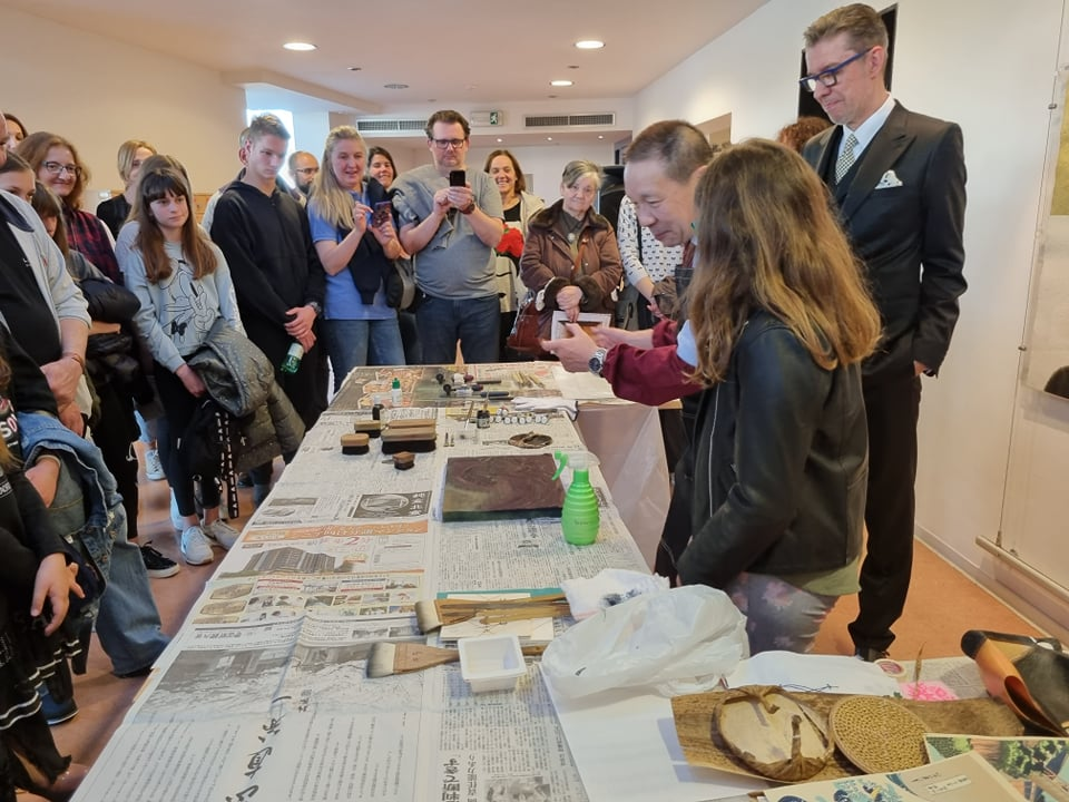 U Galeriji sv. Krševana suvremena japanska tehnika 32 HANGA: 'Ova izložba je jedan most između Šibenika i Tokija'  